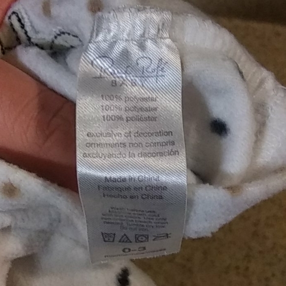 White sweater fleece - Picture 5 of 5